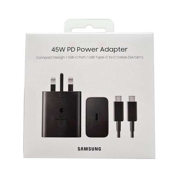 45W1 Samsung 45W USB-C PD Charger with Cable